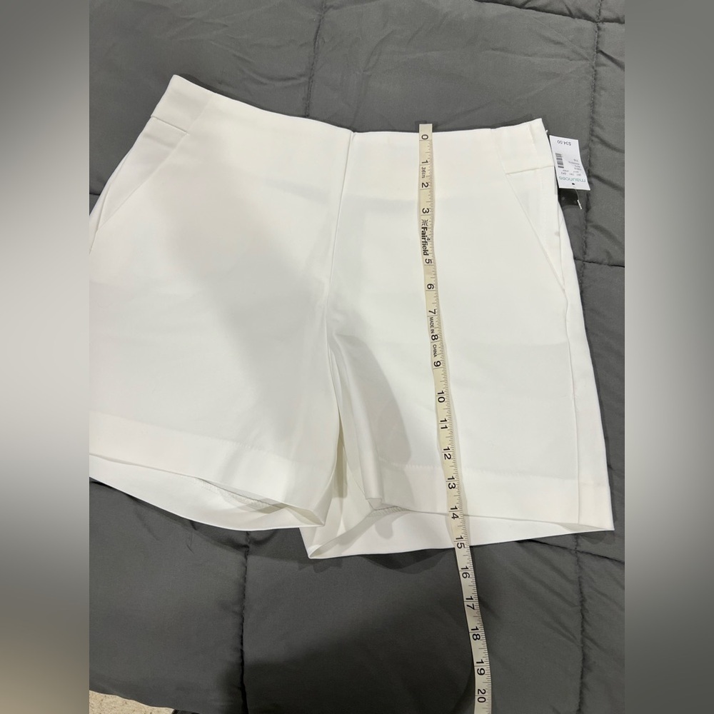 NWT new Maurice’s work dress shorts off white cream beige 7/8 - Picture 9 of 10